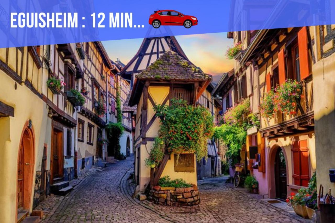 Апартаменты Le Blue St Leon : 2 Pieces Cozy Lit King Size Wifi Кольмар Экстерьер фото